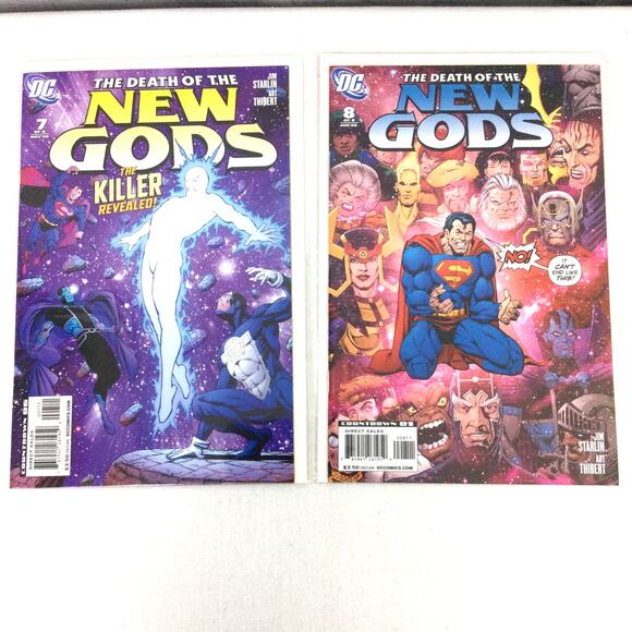 DC Comics The Death Of the New Gods #1-8 2007 2008 Eight Comic Book Bundle - Picture 5 of 5